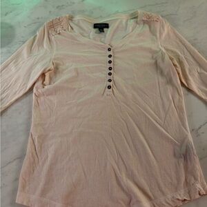 Lauren Ralph Lauren Henley 3/4 sleeve Women's Top